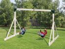 Adventure Gym Vinyl playset Model From Pine Creek Structures